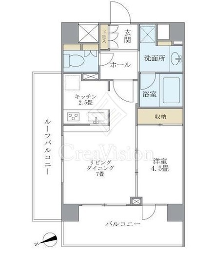 プレミアコンフォート西荻窪　402号室　間取り