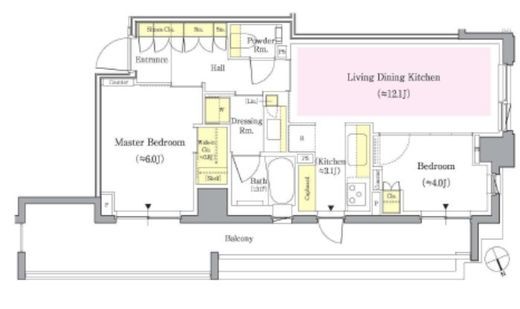 パークホームズ荻窪三丁目　306号室　間取り