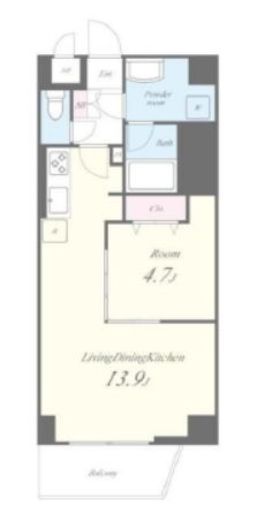 SAパームレジデンス　501号室　間取り