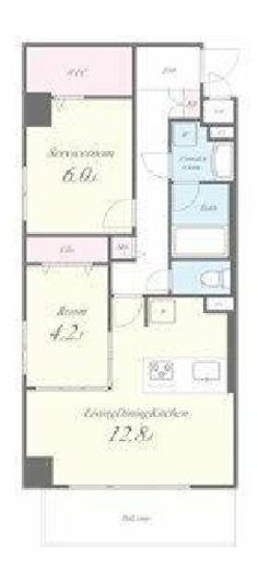 SAパームレジデンス　604号室　間取り