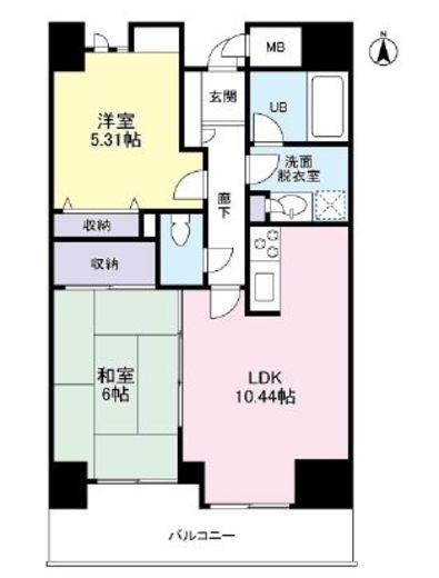ジ・アパートメントヒルトップ中野　803号室　間取り