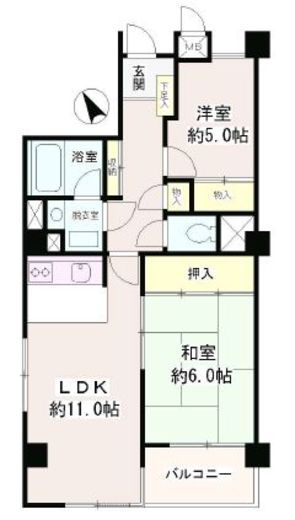 パステル中野　304号室　間取り