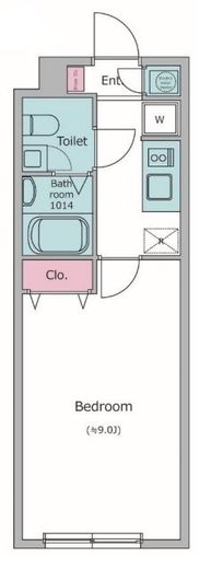 ラクラス中野弥生町　408号室　間取り