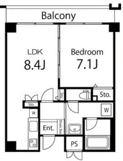 ガーデン杉並方南　322号室　間取り