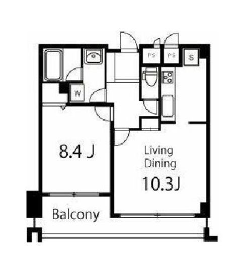 ガーデン杉並方南　410号室　間取り