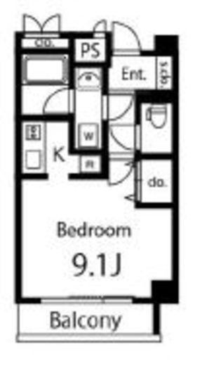 ガーデン杉並方南　213号室　間取り