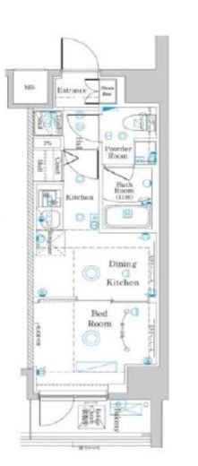ラフィスタ中野本町　1102号室　間取り
