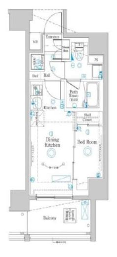 ラフィスタ中野本町　803号室　間取り