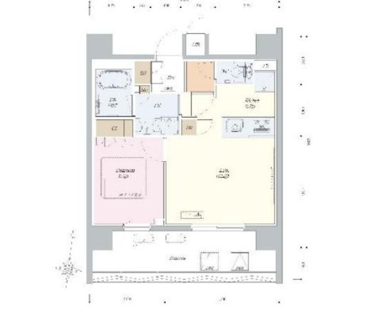 リーラ中野　1103号室　間取り
