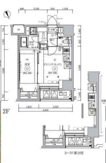 QUALITAS浜田山 (クオリタス浜田山)　203号室　間取り