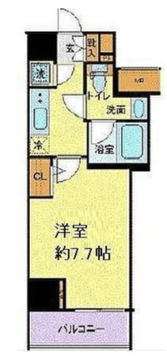 ガリシア中野弥生町　202号室　間取り
