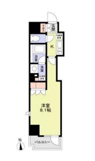 ジオエント中野　404号室　間取り