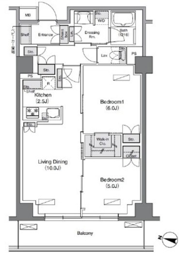 ソライエアイル練馬北町　313号室　間取り