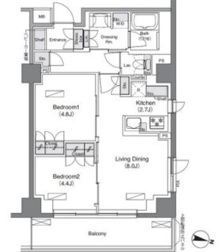 ソライエアイル練馬北町　307号室　間取り