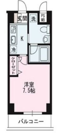 パストラルミラシュン　603号室　間取り
