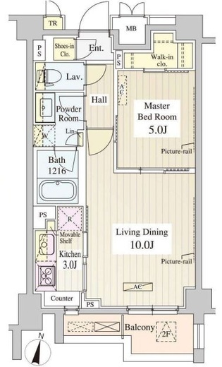ル・シュクレ永福 (LeSucre永福)　405号室　間取り
