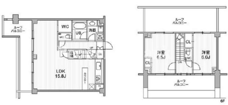 六本木デュープレックスＭ‘ｓ　507号室　間取り