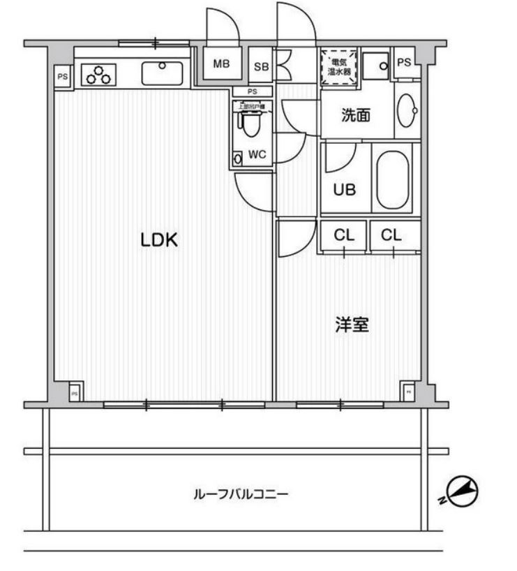 六本木デュープレックスＭ‘ｓ　602号室　間取り