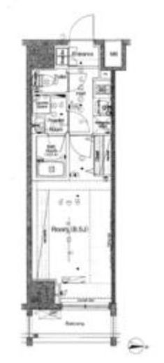 ブライズ方南町　504号室　間取り