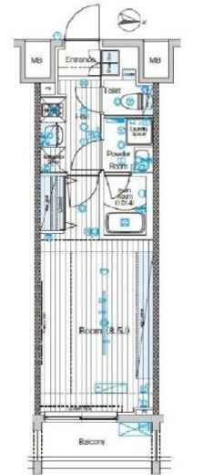 ブライズ方南町　505号室　間取り