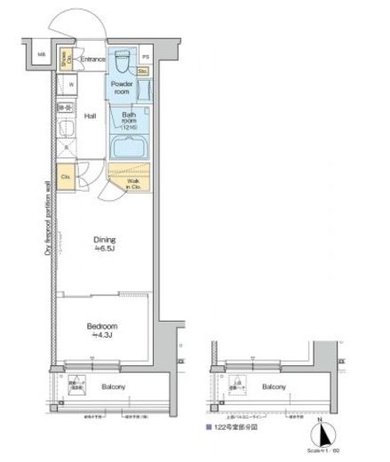 RESIDENCE KOENJI　326号室　間取り