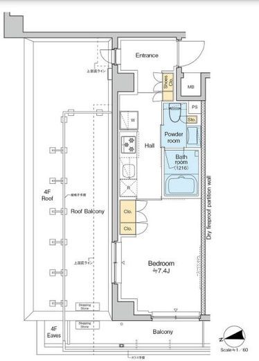 RESIDENCE KOENJI　507号室　間取り