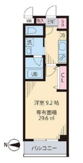 ウェスティング中野坂上　306号室　間取り