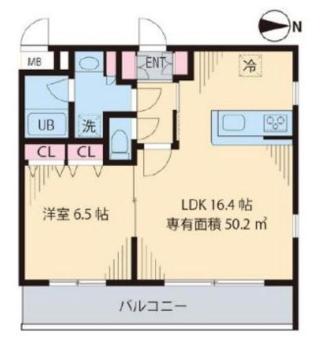 ウェスティング中野坂上　310号室　間取り