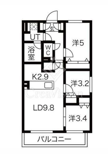 テラス上石神井ウエスト　217号室　間取り