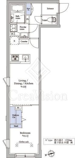 アトリオフラッツ中野　101号室　間取り
