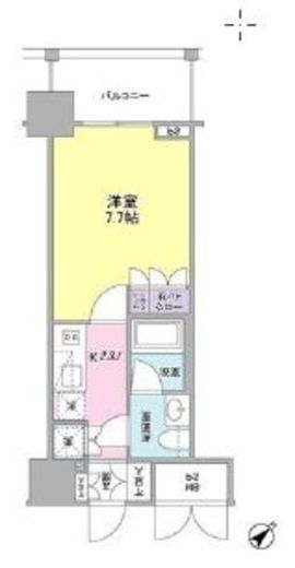 常盤レジデンシア荻窪　205号室　間取り