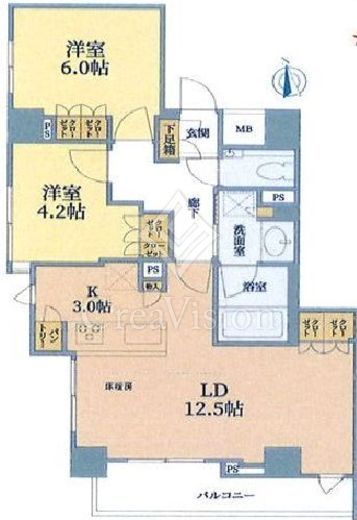 ブランズ西荻窪　501号室　間取り