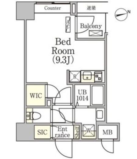 リテラス中野ノース　903号室　間取り