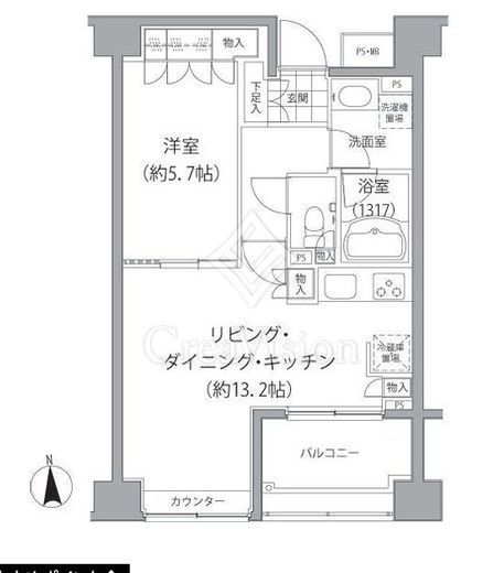 エーデル練馬　804号室　間取り