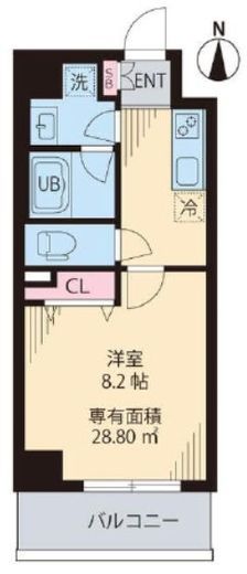 レコルトヴィル高円寺　502号室　間取り