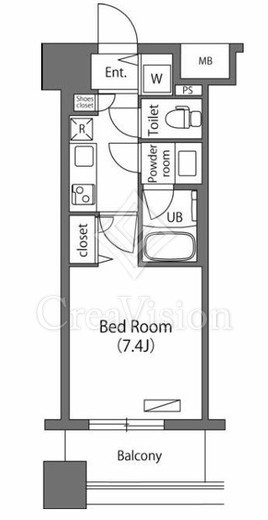 エミリブ練馬　1309号室　間取り