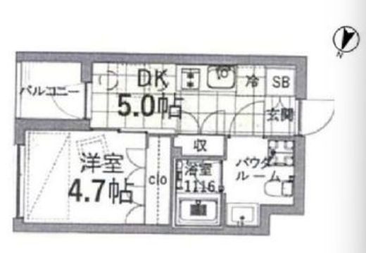 TAS上北沢レジデンス　302号室　間取り