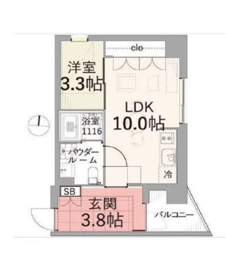 TAS上北沢レジデンス　308号室　間取り