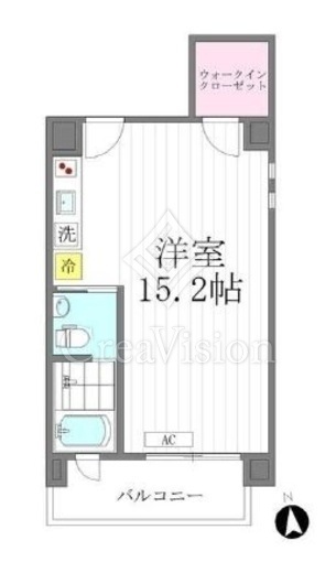 ベルファース駒場　601号室　間取り