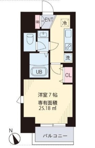 PORTO (ポルト)　704号室　間取り