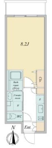 プライマル武蔵関　317号室　間取り