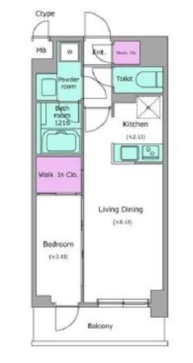 KDXレジデンス上石神井Ⅱ　503号室　間取り