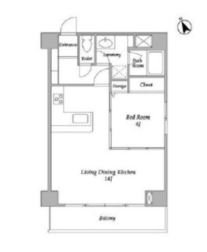 KDXレジデンス阿佐ヶ谷　404号室　間取り