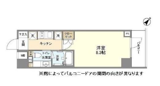 YSレジデンス代田橋　402号室　間取り