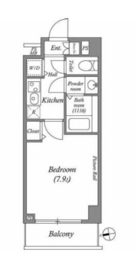 ルクレ上北沢ルネサンスコート　506号室　間取り