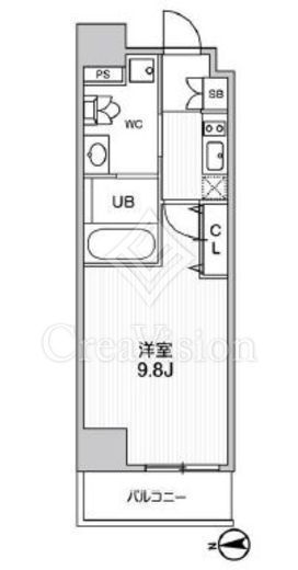 ALTERNA中野 (オルタナ中野)　301号室　間取り