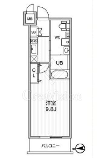 ALTERNA中野 (オルタナ中野)　702号室　間取り