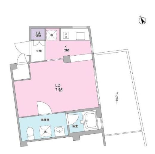 ソヨカゼテラス永福町　501号室　間取り