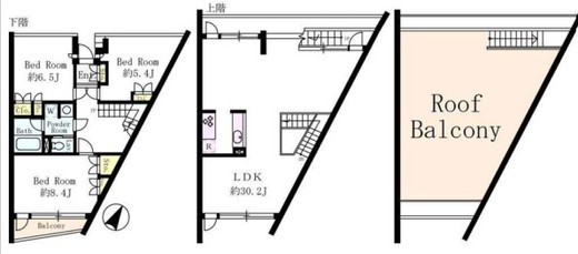 モノデコール石神井公園　302号室　間取り