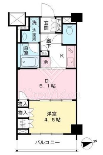 日神デュオステージ浜田山　103号室　間取り